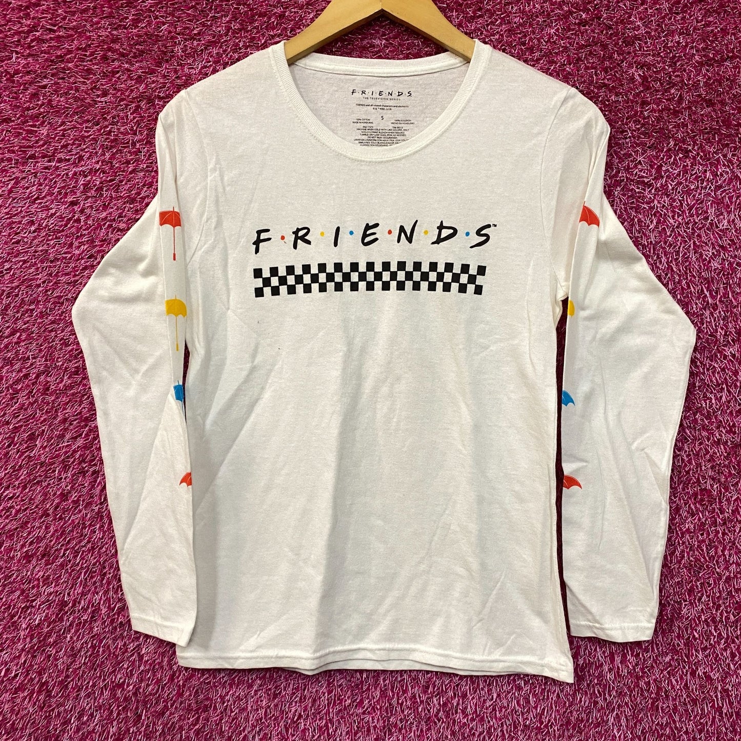 Friends the Television Series Logo Long Sleeve T-Shirt Small