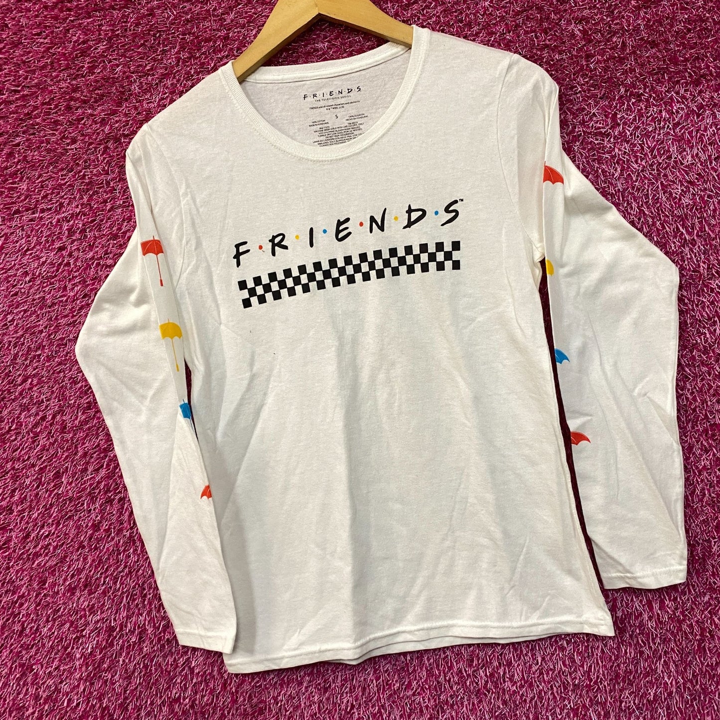 Friends the Television Series Logo Long Sleeve T-Shirt Small