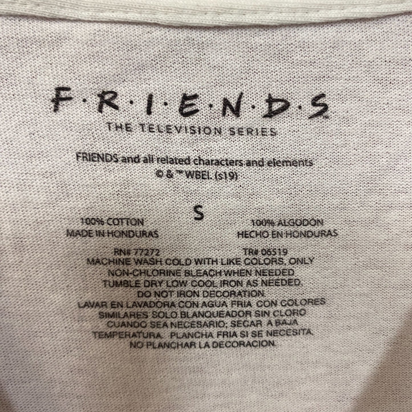 Friends the Television Series Logo Long Sleeve T-Shirt Small