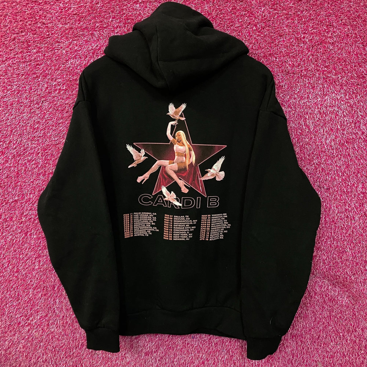 Cardi B "Little Miss Drama Tour" Hoodie size Medium