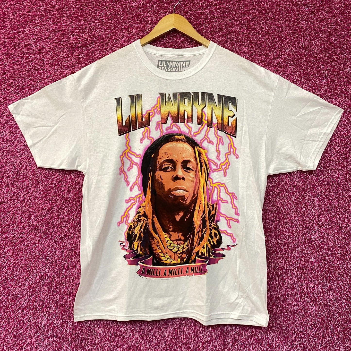 Reason Lil Wayne A Milli Graphic Design T-Shirt 1X