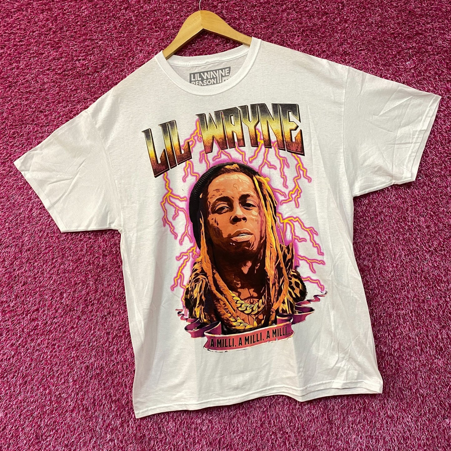 Reason Lil Wayne A Milli Graphic Design T-Shirt 1X
