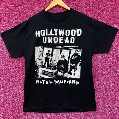 Hollywood Undead Hotel Kalifornia Nu Metal Band T-Shirt Large