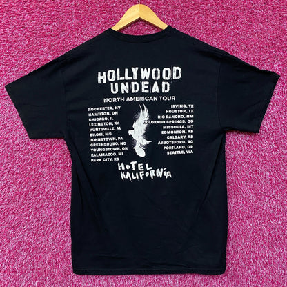 Hollywood Undead Hotel Kalifornia Nu Metal Band T-Shirt Large