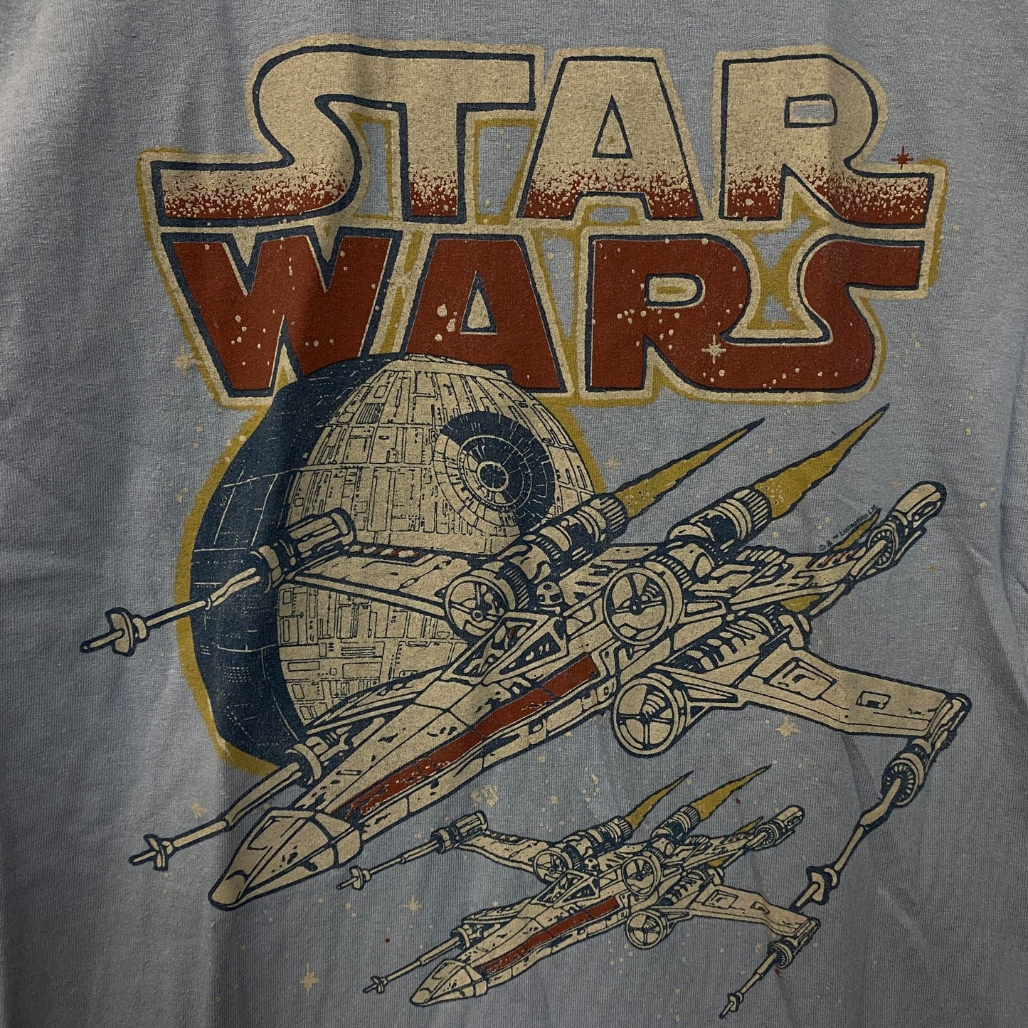 Junk Food Star Wars X-Wing Fighter Retro Graphic T-Shirt Medium