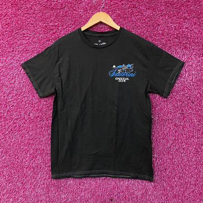Strange Daze Santorini Cocktail Club Graphic T-Shirt Medium