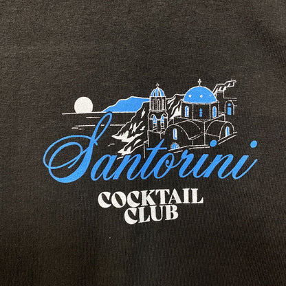 Strange Daze Santorini Cocktail Club Graphic T-Shirt Medium