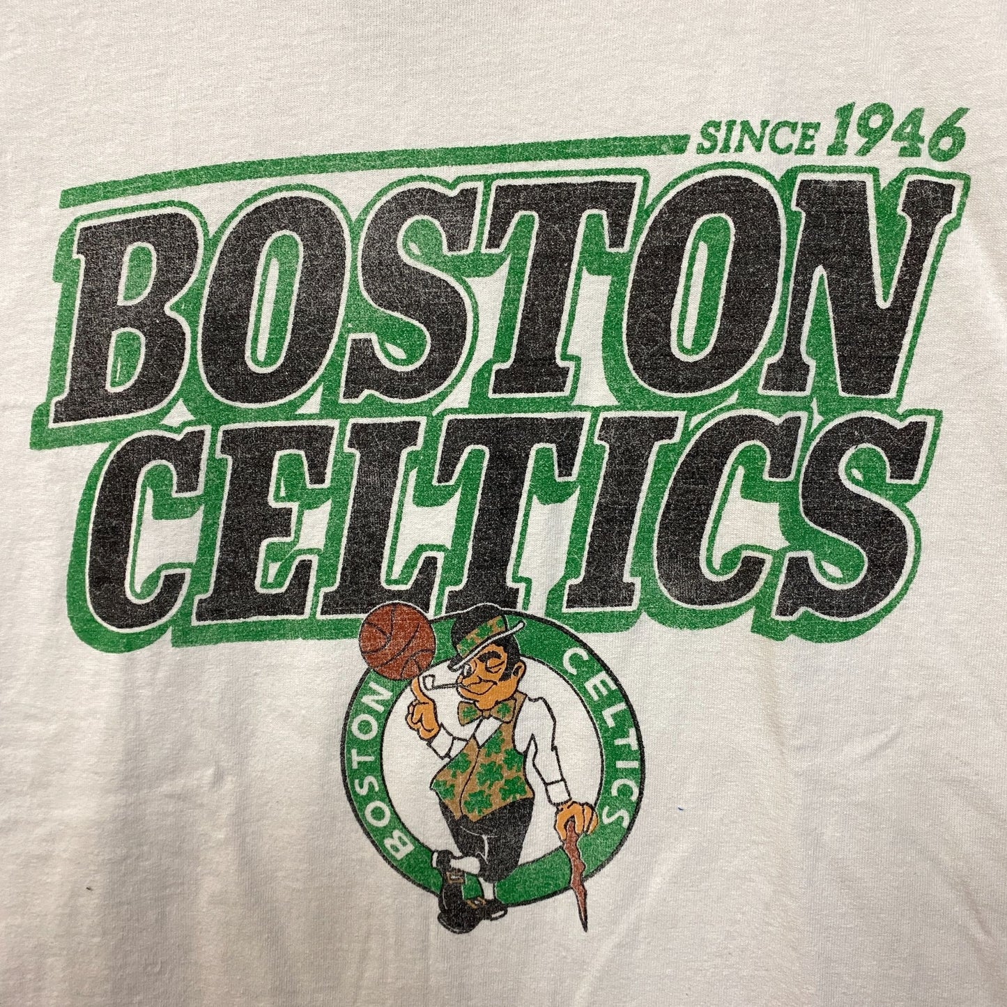 Junk Food Clothing Boston Celtic Lucky The Leprechaun T-Shirt Small
