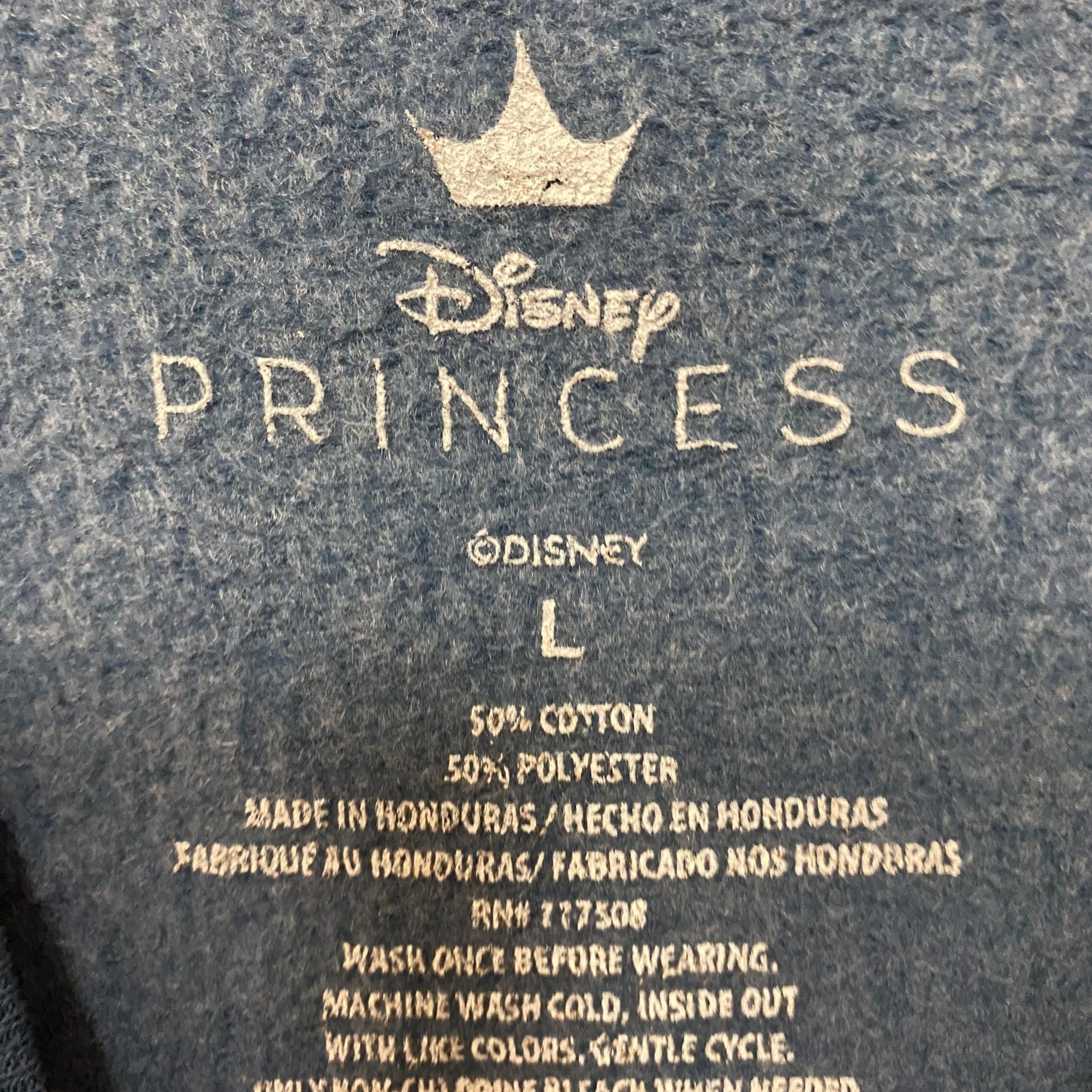 Cinderella Disney Animated Studios Movie Princess Crewneck L