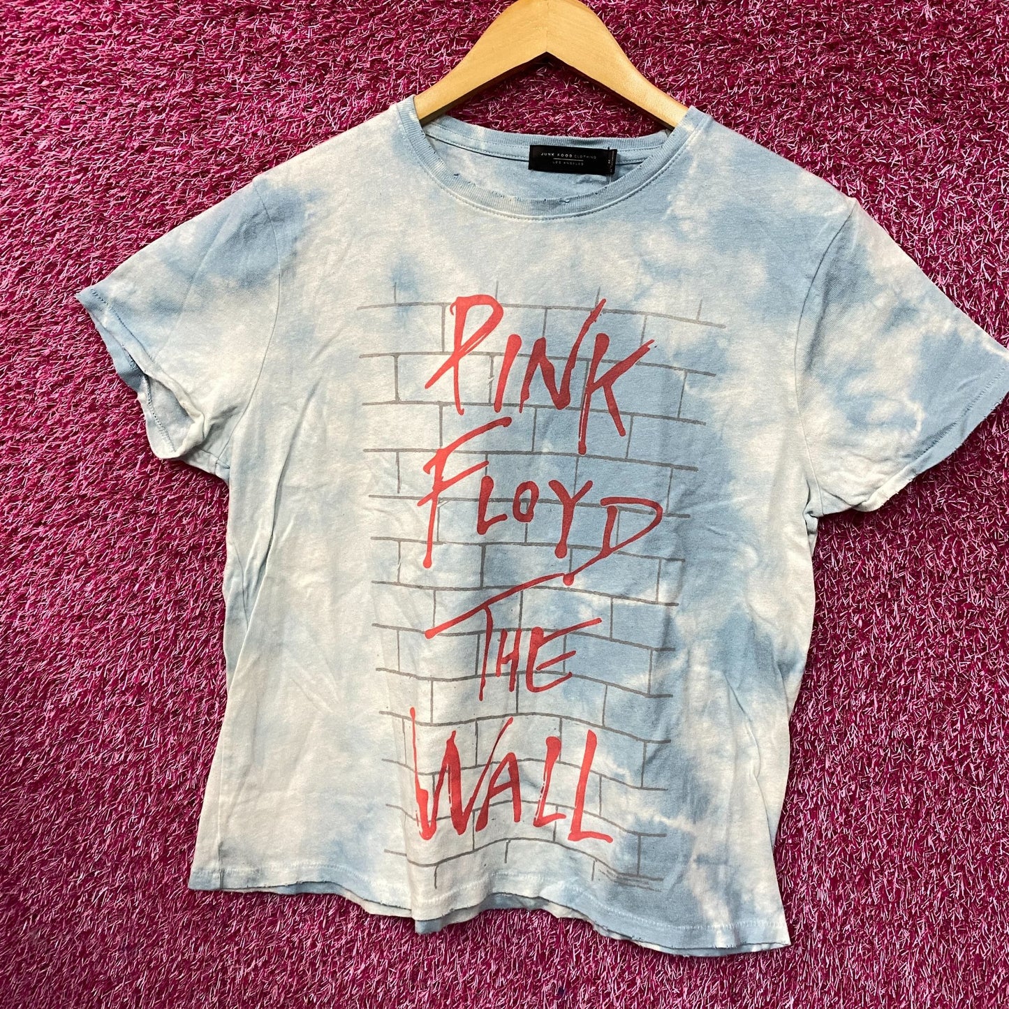 Pink Floyd The Wall Album Cover Band Tie Dye T-shirt Medium