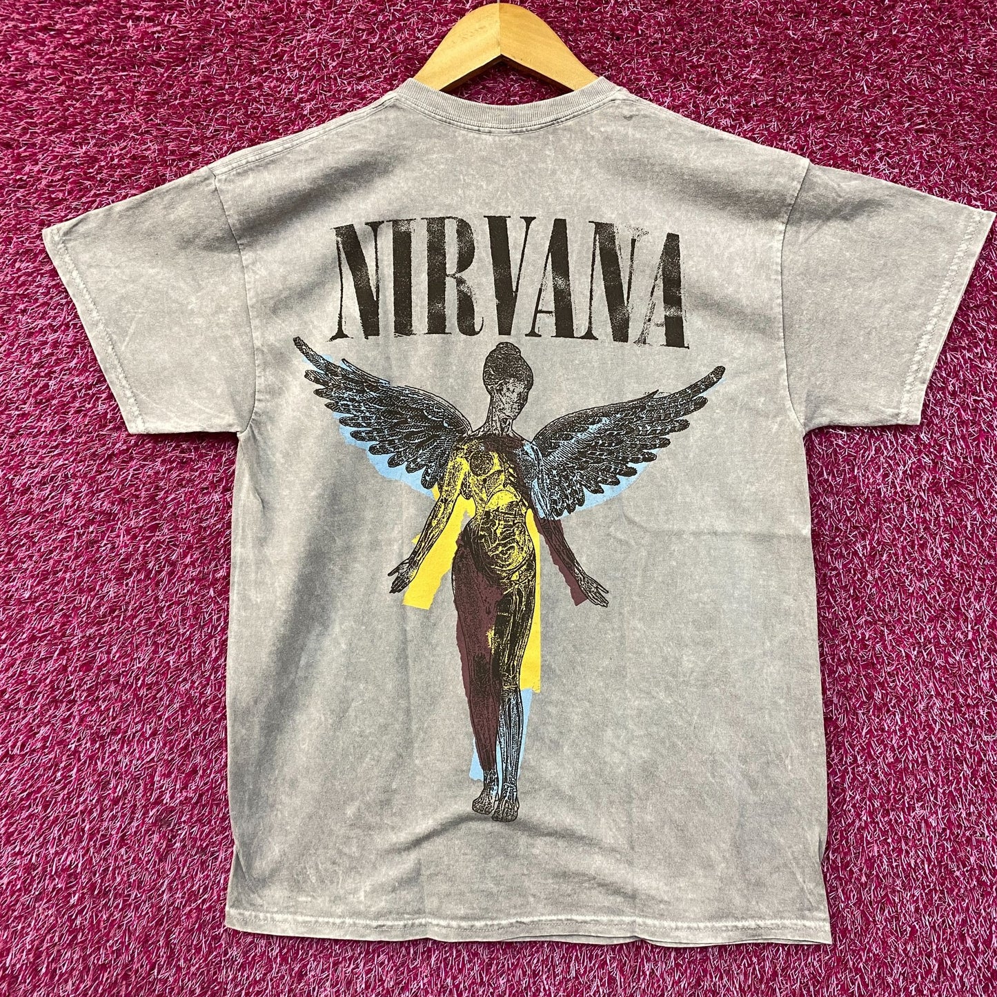 Nirvana In Utero Album Fairy Grunge Band T-Shirt Medium