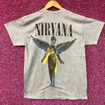 Nirvana In Utero Album Fairy Grunge Band T-Shirt Medium