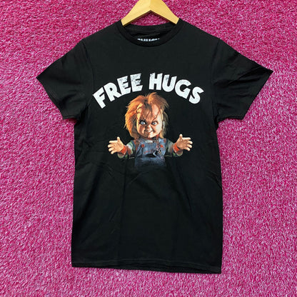 Chucky Free Hugs Horror Graphic Design T-Shirt Small