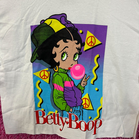 Betty Boop Urban Popping Bubblegum Hip Hop Betty Crop Top M