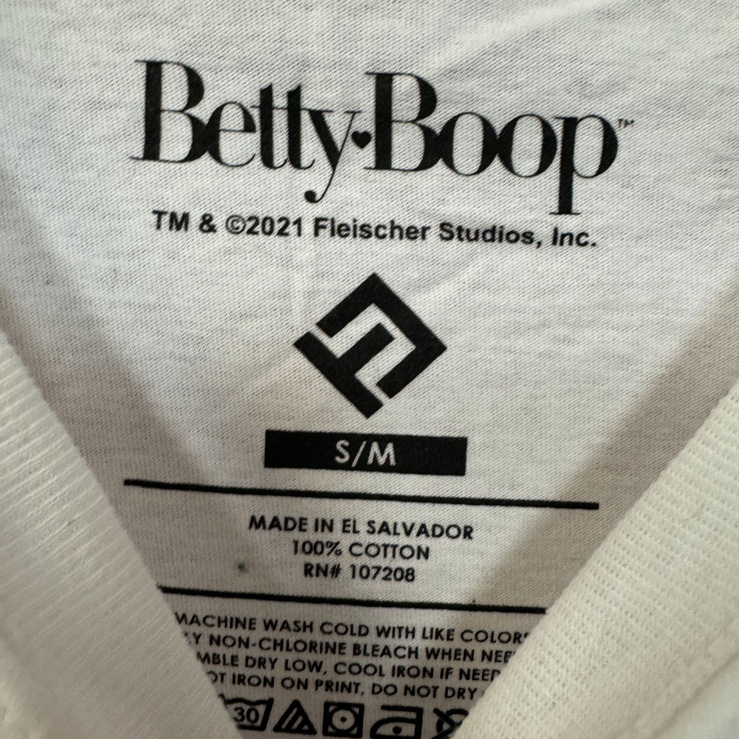 Betty Boop Urban Popping Bubblegum Hip Hop Betty Crop Top M