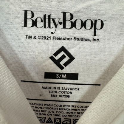 Betty Boop Urban Popping Bubblegum Hip Hop Betty Crop Top M
