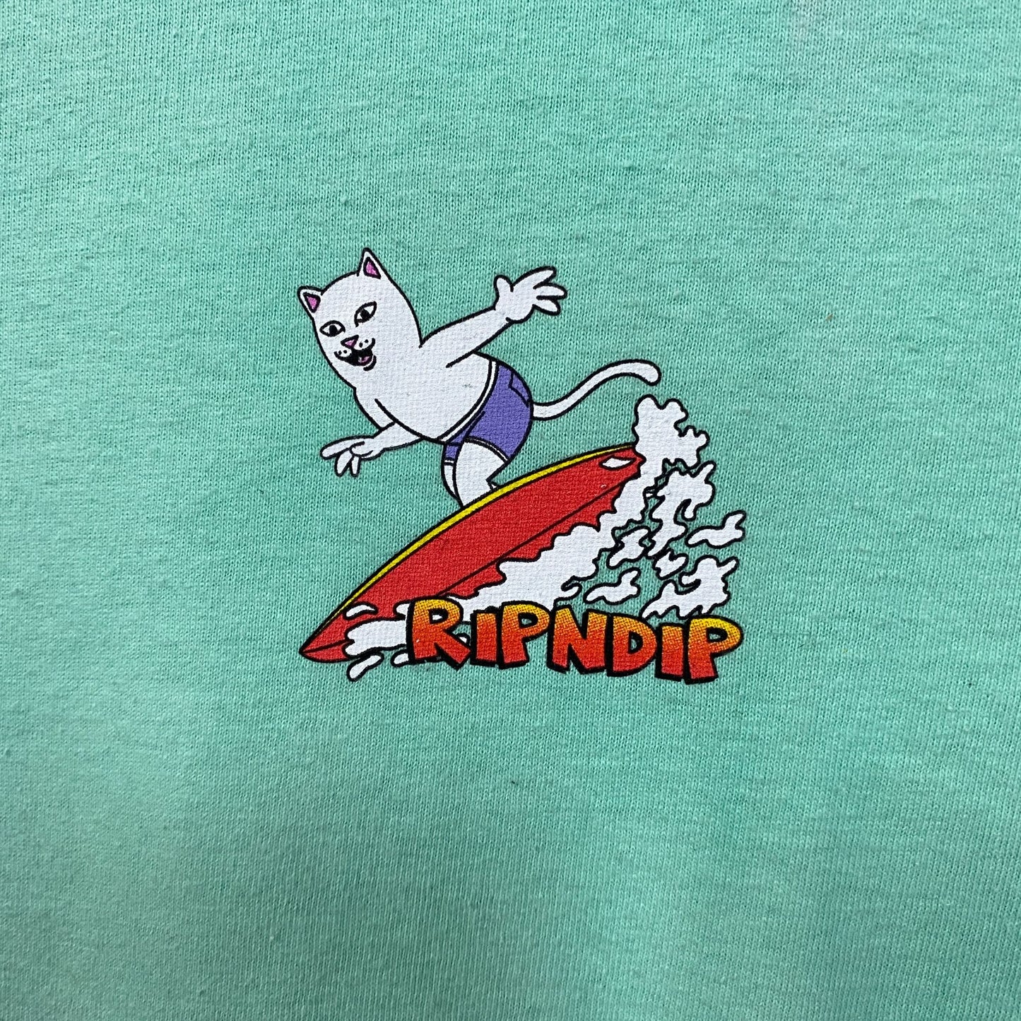 Ripndip Off My Wave Lord Nermal Turquoise T-Shirt Medium