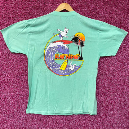 Ripndip Off My Wave Lord Nermal Turquoise T-Shirt Medium