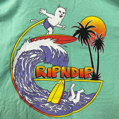 Ripndip Off My Wave Lord Nermal Turquoise T-Shirt Medium