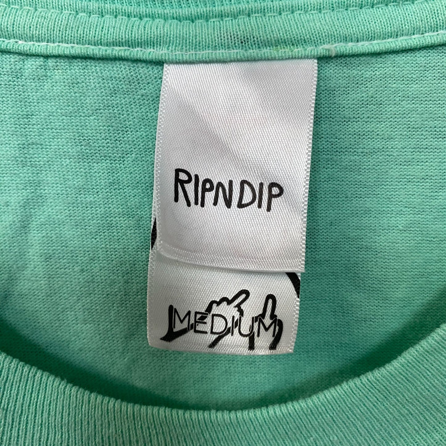 Ripndip Off My Wave Lord Nermal Turquoise T-Shirt Medium