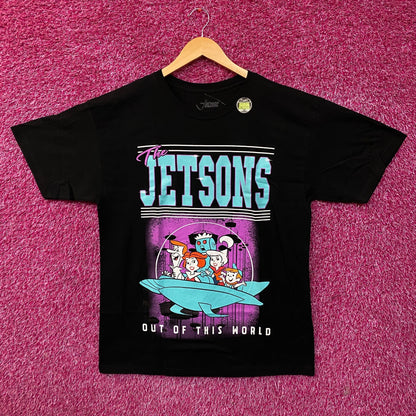 The Jetsons "Out Of This World" Glow In The Dark Graphic T-Shirt Large