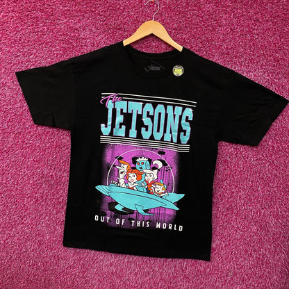 The Jetsons "Out Of This World" Glow In The Dark Graphic T-Shirt Large