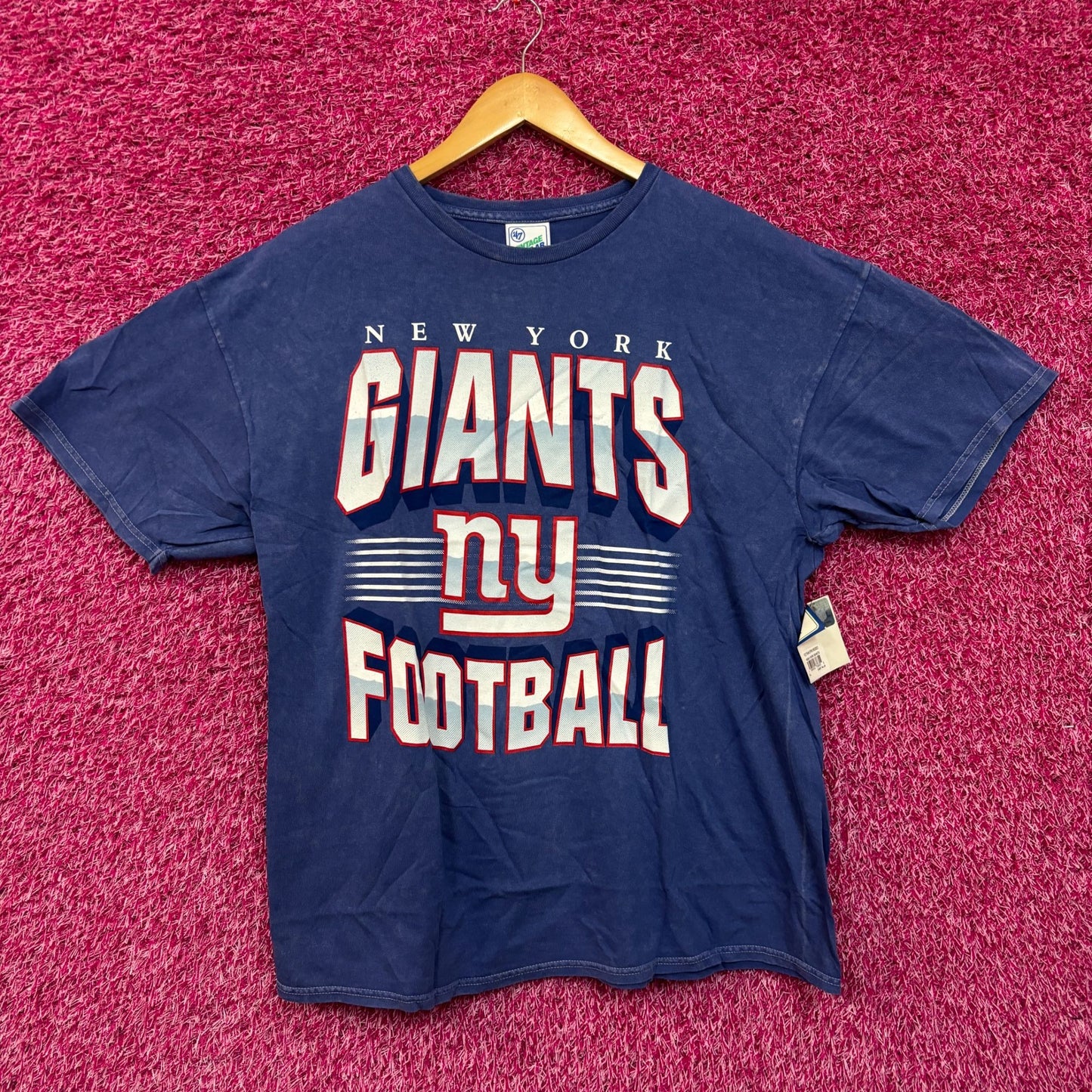 NFL giants football mineral wash Tshirt size xl