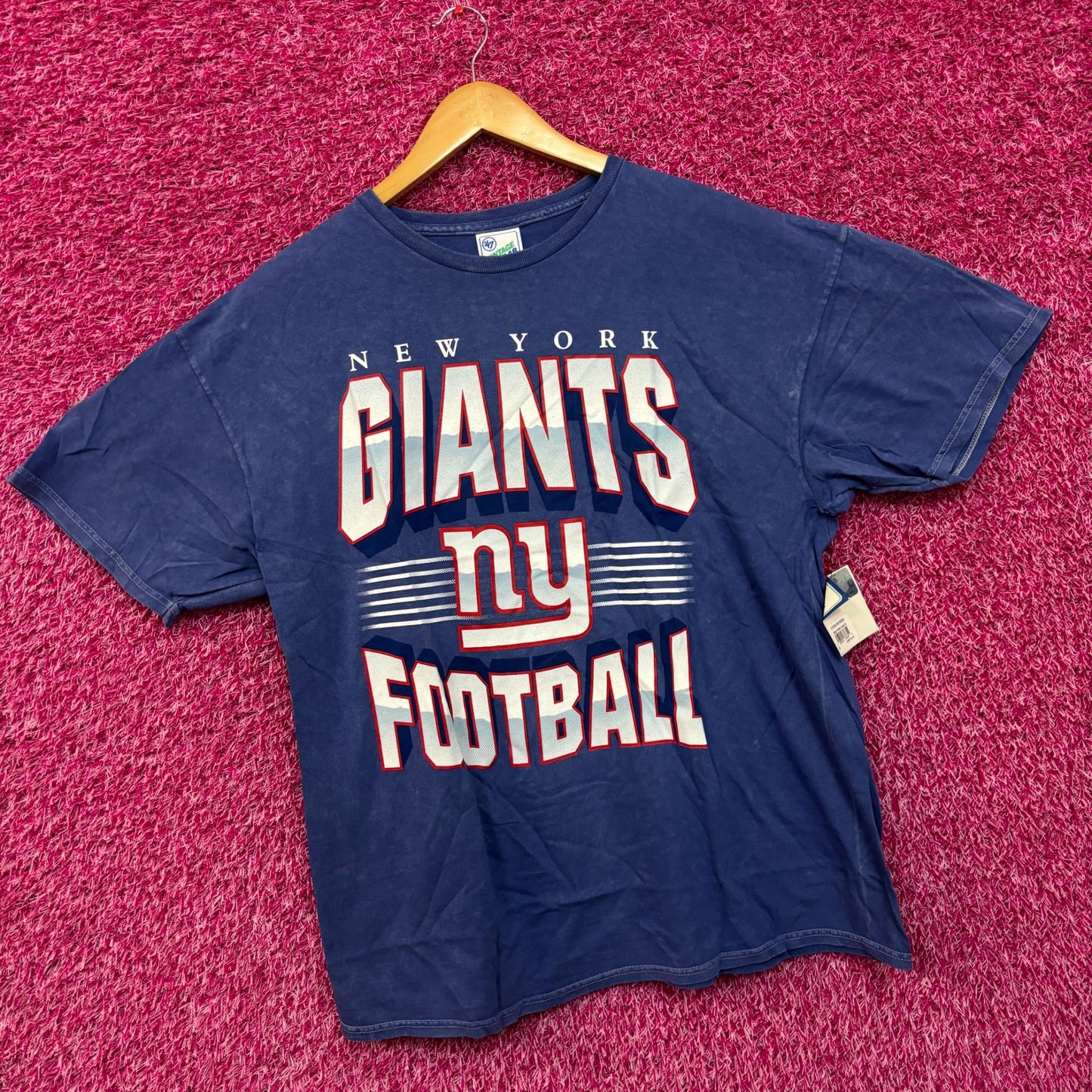 NFL giants football mineral wash Tshirt size xl