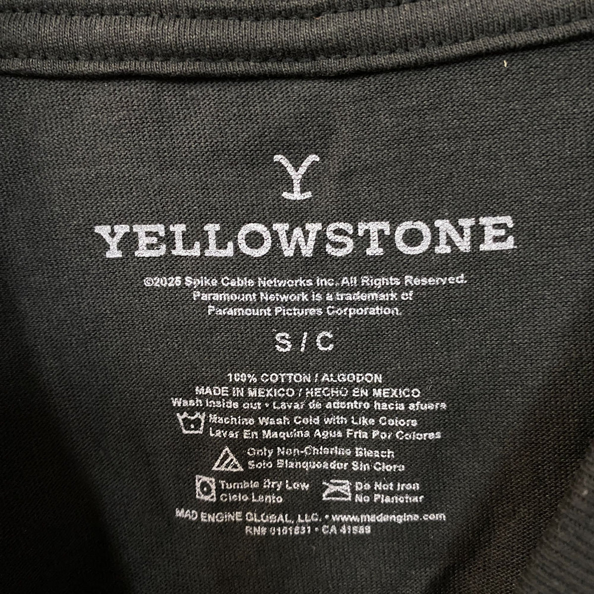 Yellowstone Dutton Ranch "So Wild" Graphic T-Shirt Small