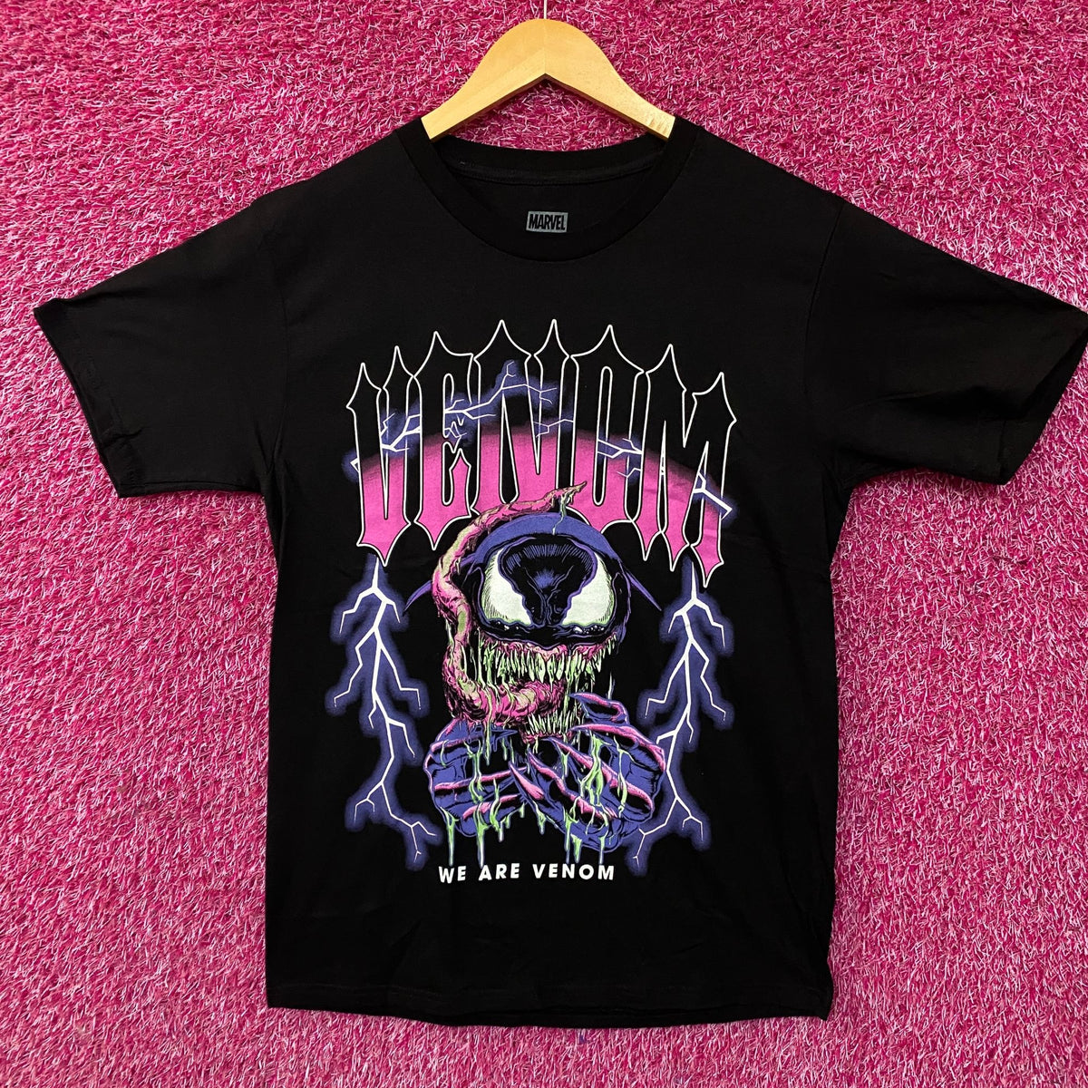 Marvel Venom Anti-Hero Symbiote We Are Venom Razor Teeth T-Shirt Medium