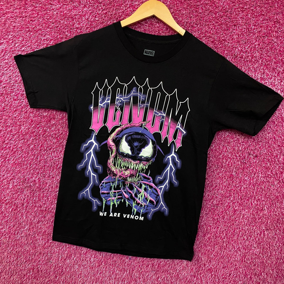 Marvel Venom Anti-Hero Symbiote We Are Venom Razor Teeth T-Shirt Medium