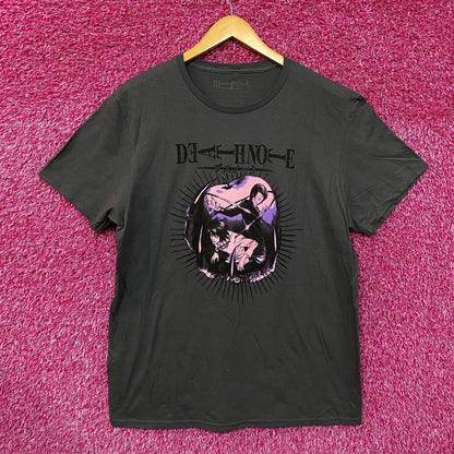 Death Note Light Yagami vs L in Ryuks Apple Anime Tee L