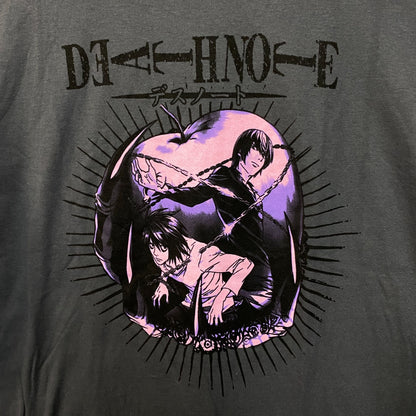 Death Note Light Yagami vs L in Ryuks Apple Anime Tee L