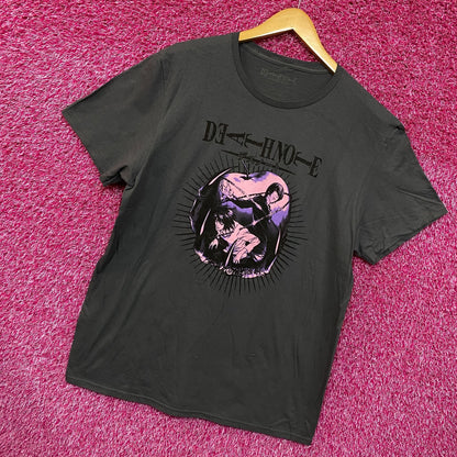 Death Note Light Yagami vs L in Ryuks Apple Anime Tee L