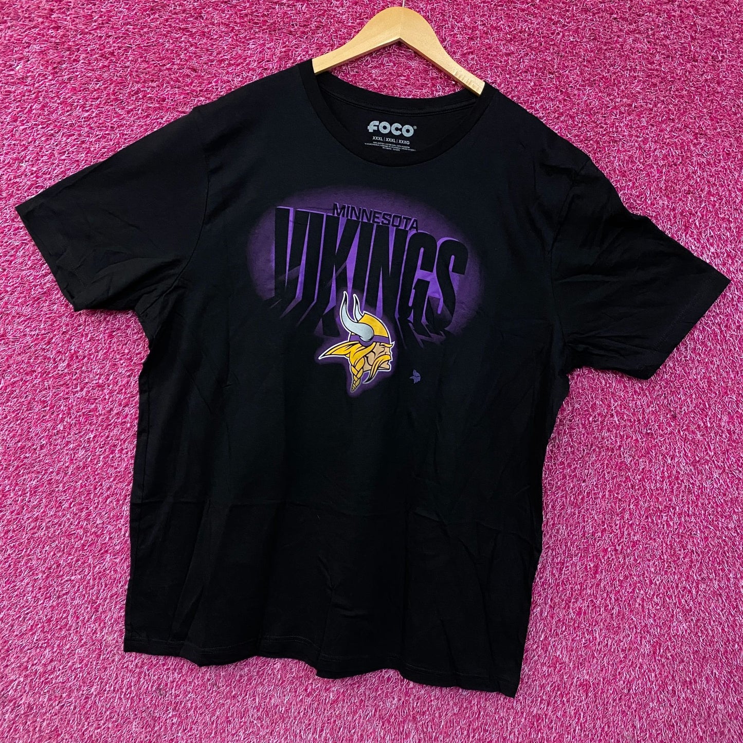 FOCO NFL Minnesota Vikings Logo Graphic T-Shirt 3XL