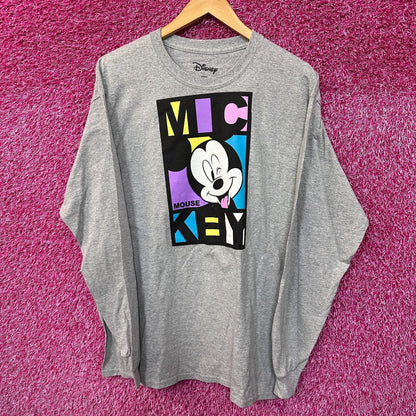 Mickey Mouse Urban Streetwear Disney Long Sleeve L