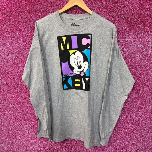 Mickey Mouse Urban Streetwear Disney Long Sleeve L