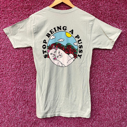 RIPNDIP Lord Nermal  Stop Being A Pussy T-Shirt Small