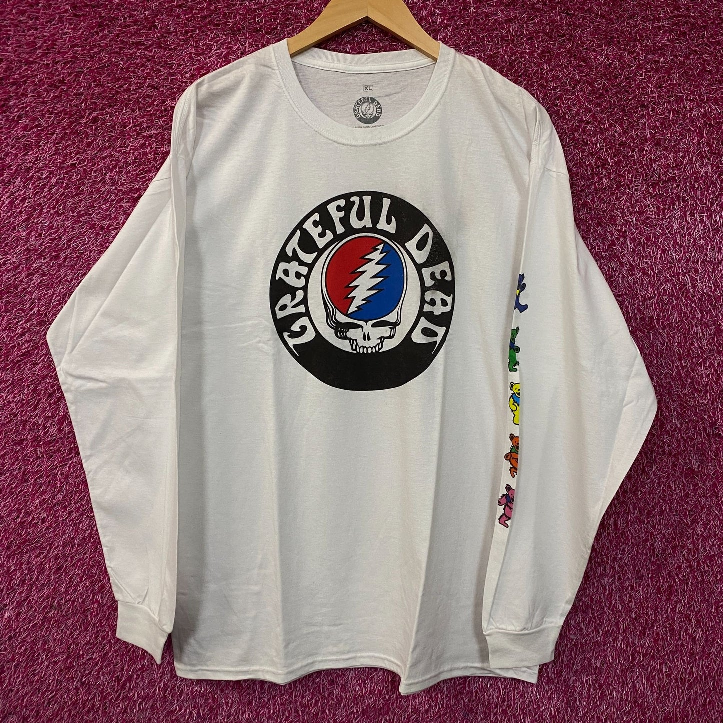 Ripple Junction Grateful Dead Steal Your Face Long Sleeve T-Shirt XL