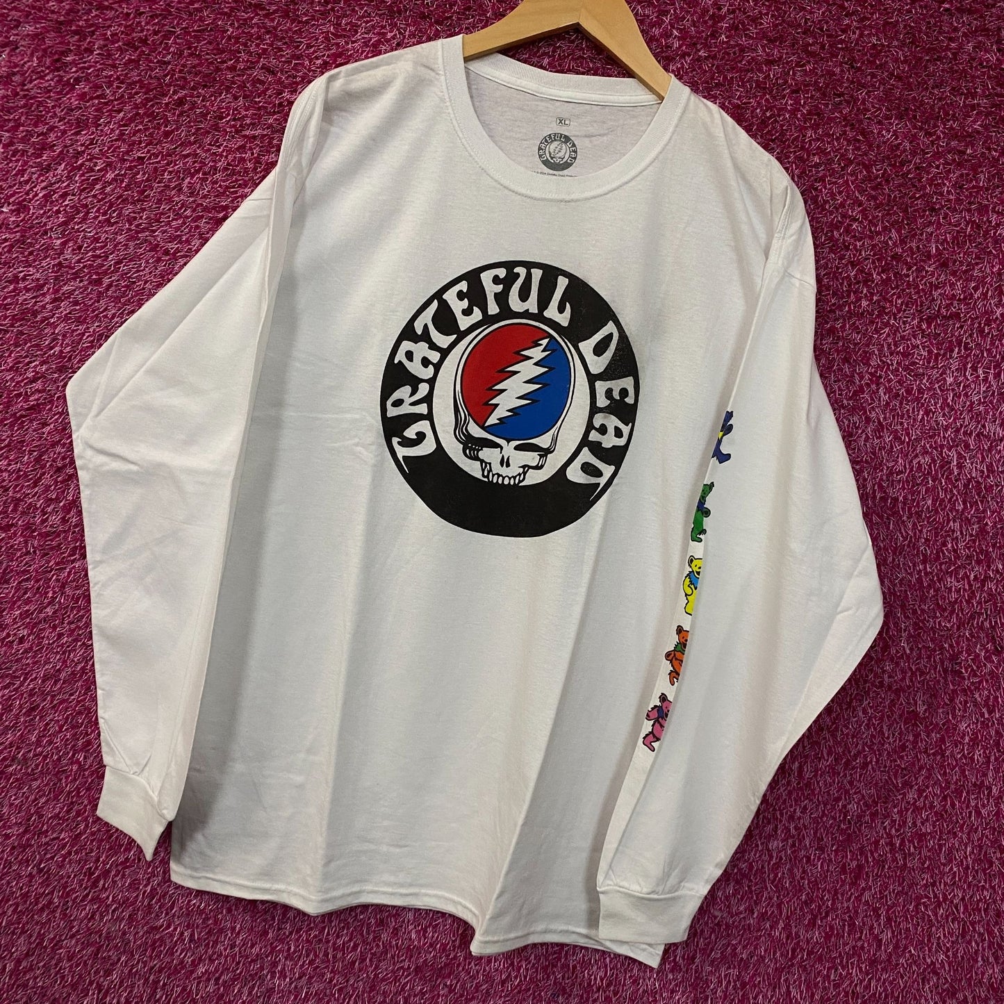 Ripple Junction Grateful Dead Steal Your Face Long Sleeve T-Shirt XL
