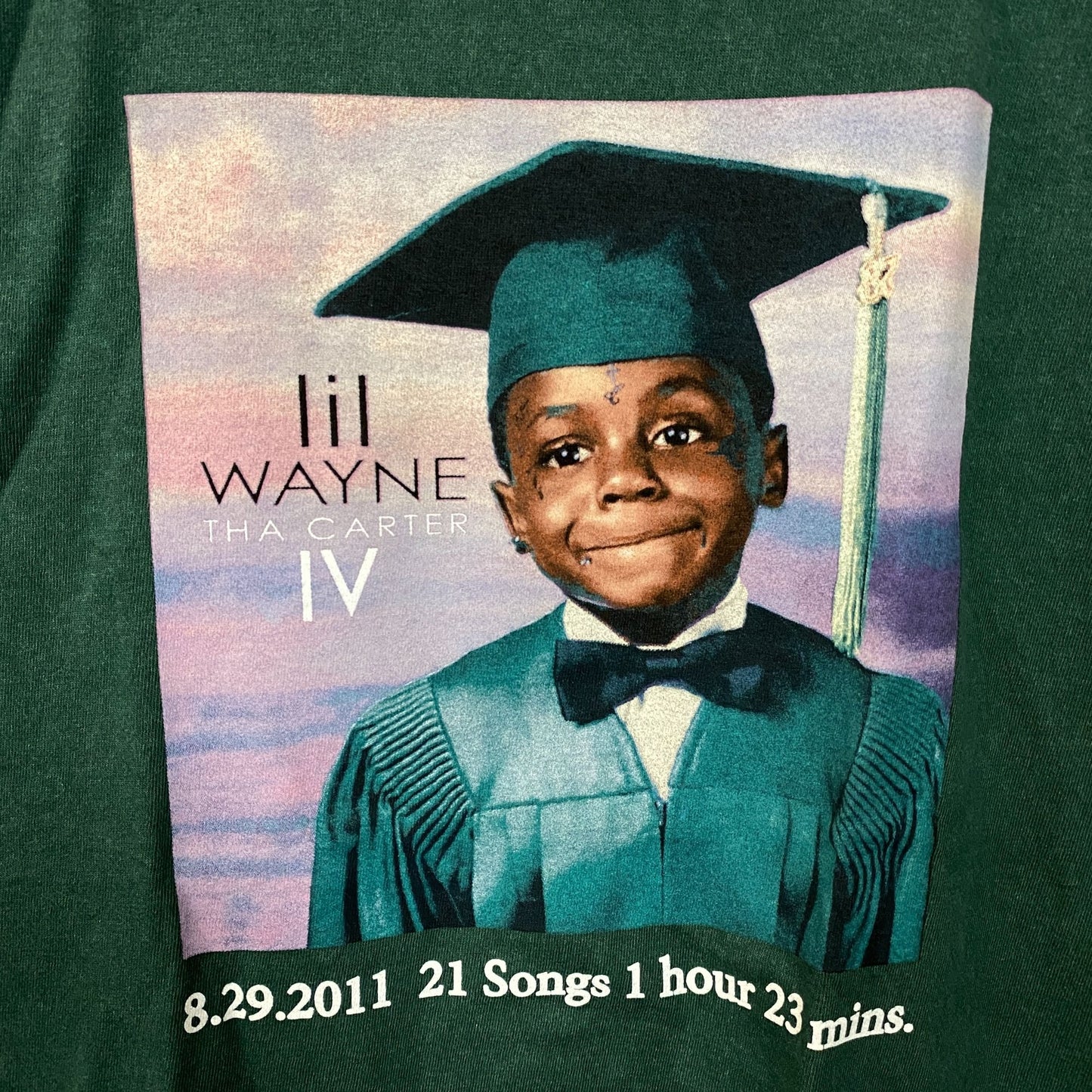 Lil Wayne Tha Carter IV Album T-Shirt Large