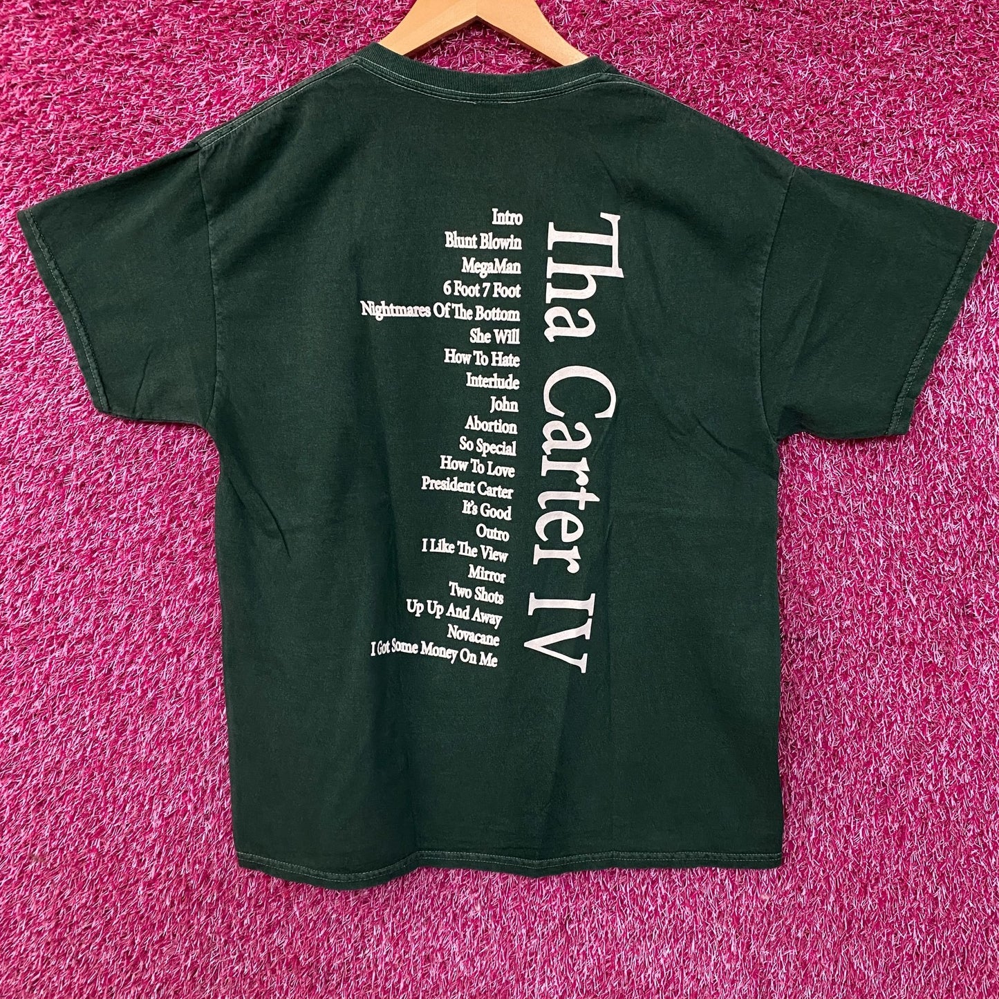 Lil Wayne Tha Carter IV Album T-Shirt Large