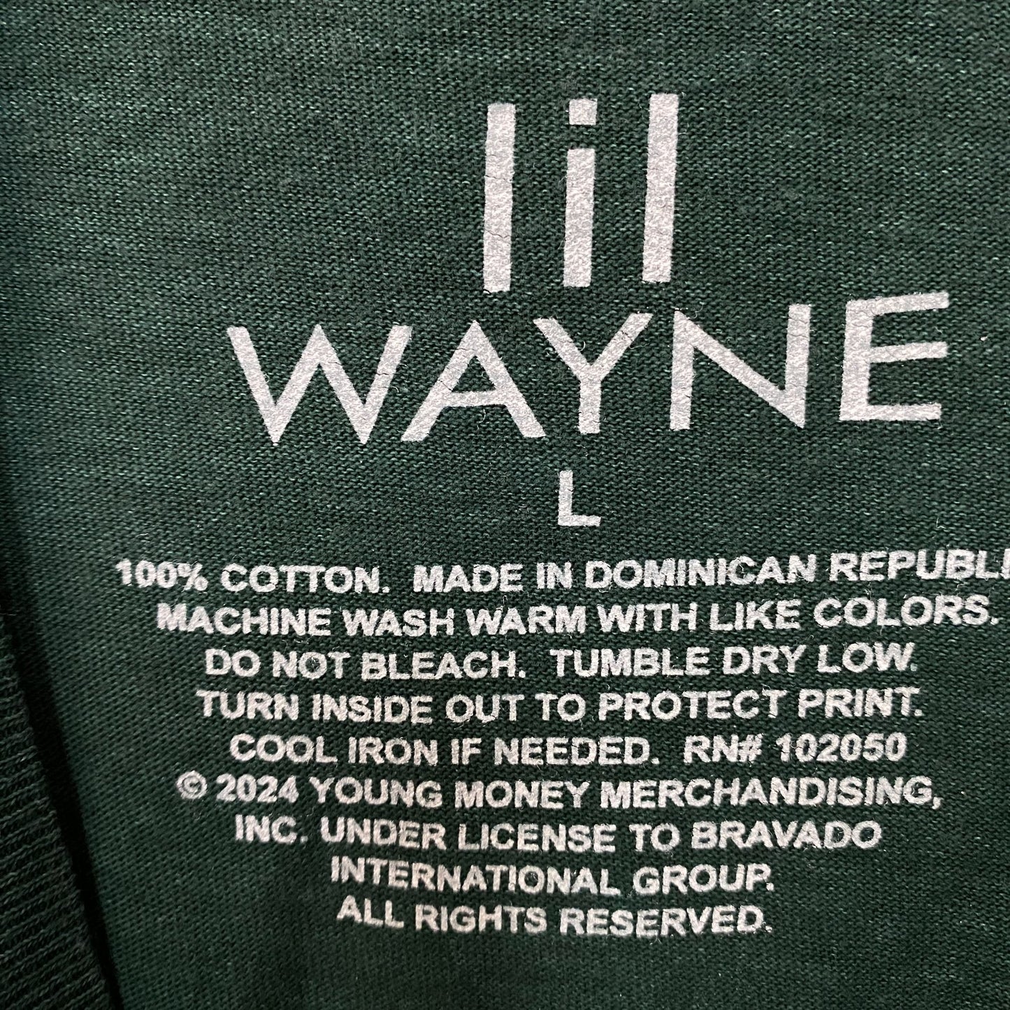 Lil Wayne Tha Carter IV Album T-Shirt Large