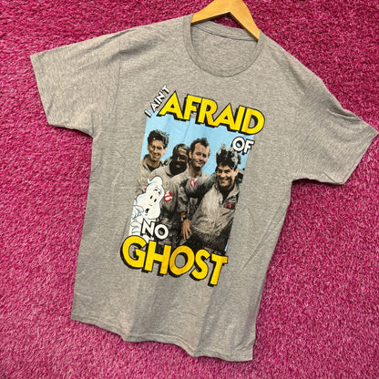 Ghostbusters I Aint Afraid of No Ghost Movie Promo Tee Medium