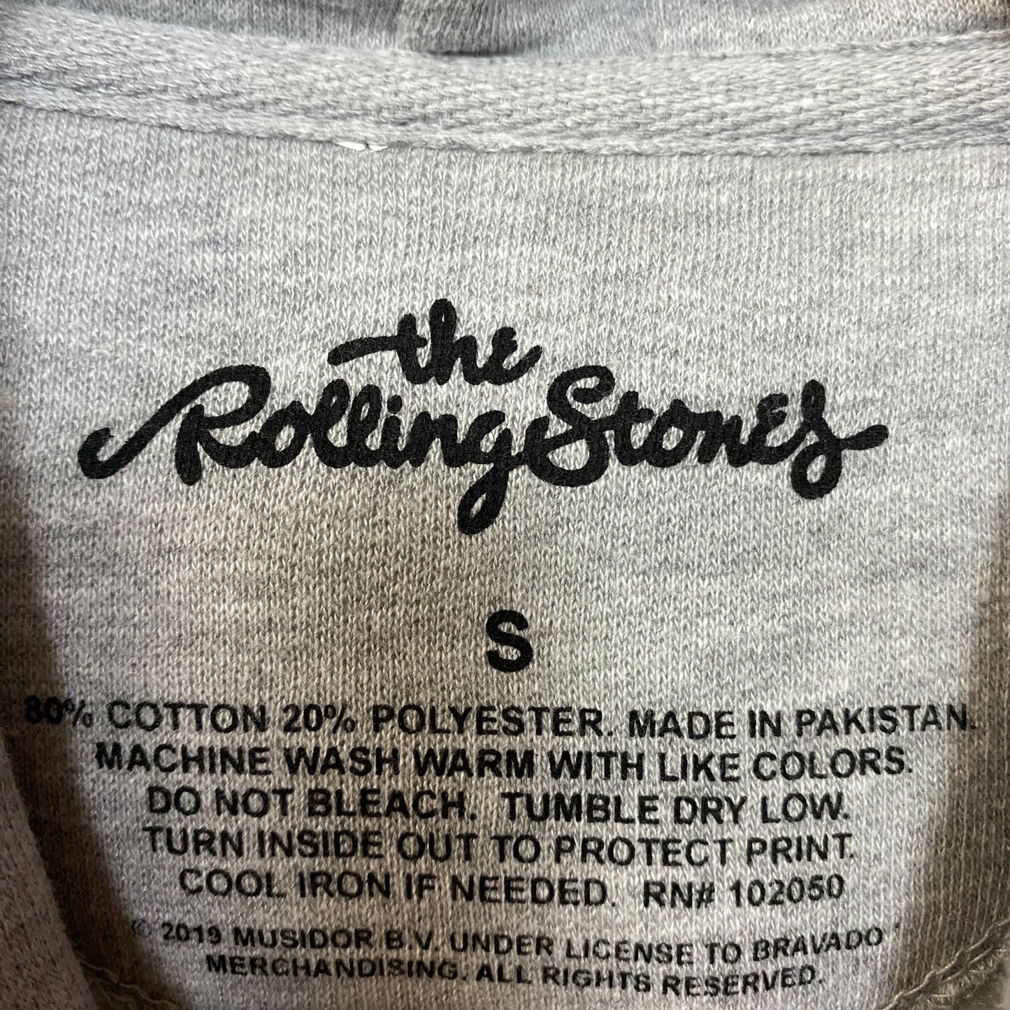 The Rolling Stones Hot Lip Rock Band Hoodie Smalls