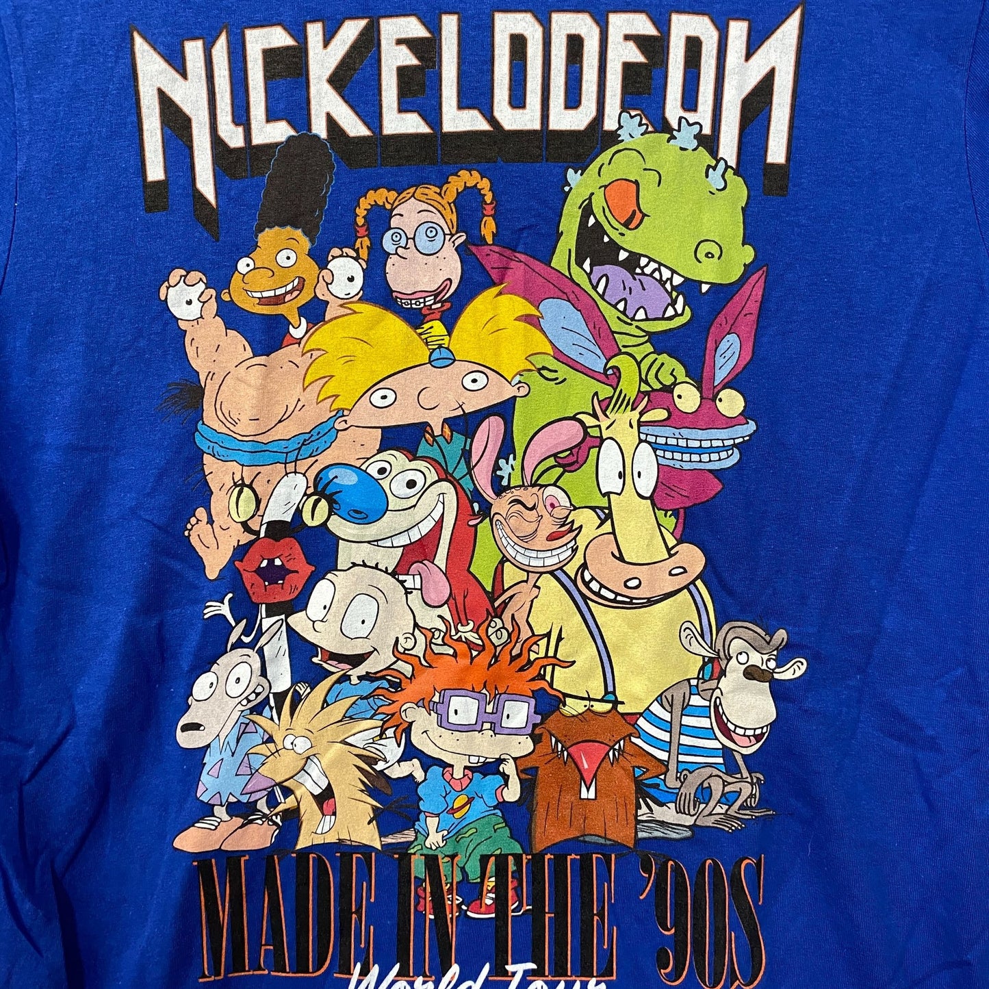 Nickelodeon Made In The 90's World Tour T-Shirt Small