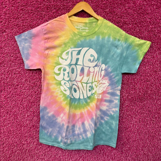 The Rolling Stones Hot Lips 1982 Concert Rock Band Tie Dye M