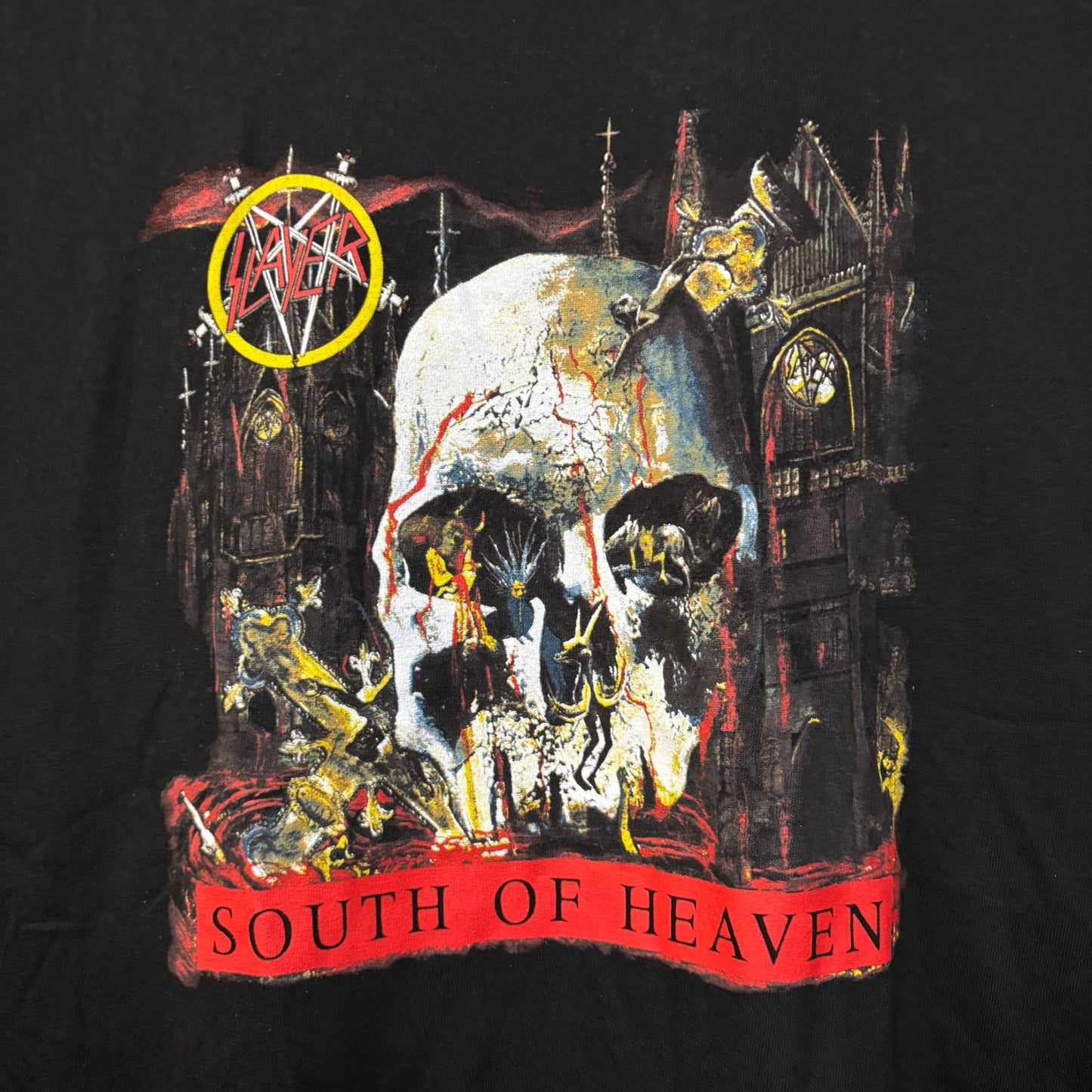 Slayer South Of Heaven Album Cover T-Shirt 2XL