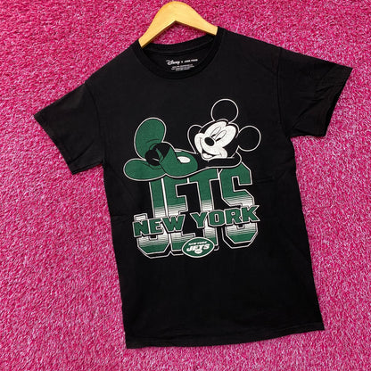 Junk Food x NFL Disney Mickey Mouse Kick Back New York Jets Shirt XS