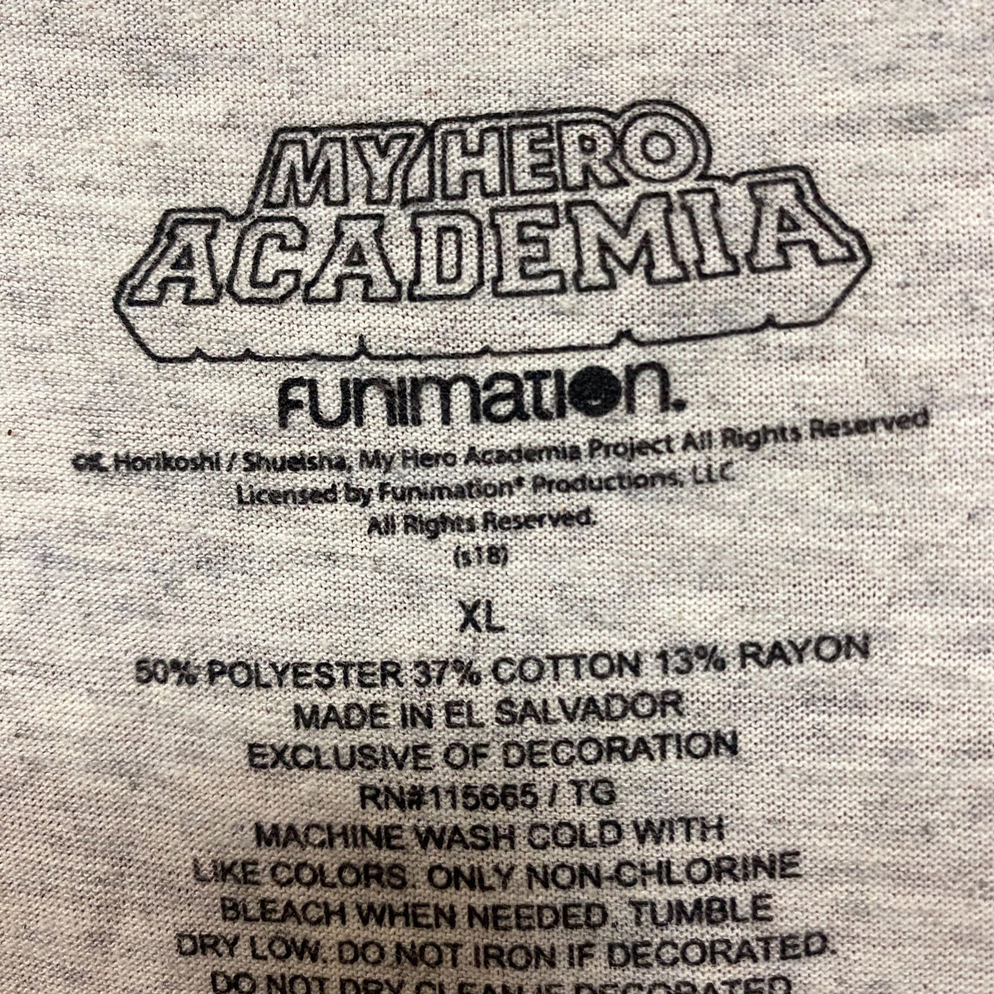 My Hero Academia Todoroki Women's Tshirt size extra large